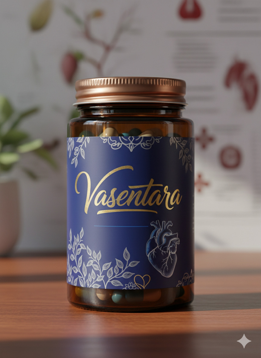 Vasentara dietary supplement product packaging